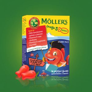 <span class="title-bold">Möller's Omega-3 Jelly Fish</span> - gumene ribice, ukus jagode
