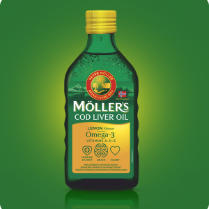 <span class="title-bold">Moller’s Omega-3</span> ulje jetre bakalara, ukus limuna